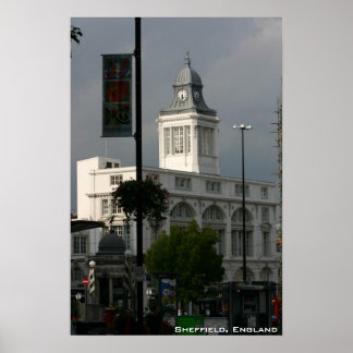 イングランド，シェフィールド ポスター