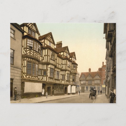 イングランド，シャロプシャー，アイルランドの邸宅シュレウズベリー ポストカード (正面)