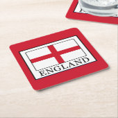 イングランド スクエアペーパーコースター (アングル)