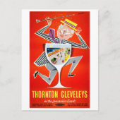 イングランド・ソントン・クレベリーズがヴィンテージのポスターを復元 ポストカード (正面)