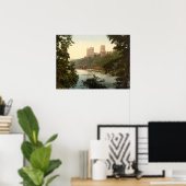 イングランド，ダーラムの大聖堂 ポスター (ホームオフィス)