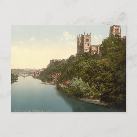 イングランド，ダーラム，大聖堂と教会 ポストカード (正面)
