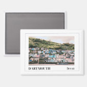 イングランド，デボン，ダートマス マグネット (正面/裏面)