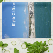 イングランド,ドーバーの白い崖 キッチンタオル (折り畳み)