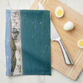 イングランド,ドーバーの白い崖 キッチンタオル (四つ折り)