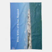 イングランド,ドーバーの白い崖 キッチンタオル (縦)