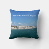 イングランド，ドーバーの白い崖 クッション (裏面)