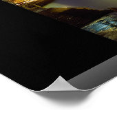 イングランド，ニューカッスルオン・タインのティーン橋 ポスター (角)