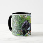 イングランド，ハンプシャー州，ブラック&ベイニューフォレストポニー マグカップ (正面左)