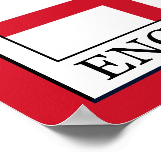 イングランド ポスター (角)