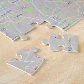 イングランド·マップ·ロンドン ジグソーパズル (側面)