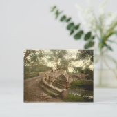 イングランド，ヨークシャー州グライスデールにある乞食の橋 ポストカード (スタンド正面)