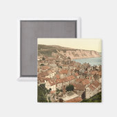 イングランド，ヨークシャー，ウィットビー，ロビン・フードズ・ベイ マグネット (正面/裏面)