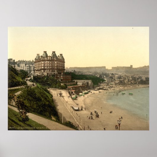 イングランド，ヨークシャー，スカボロー ポスター (正面)