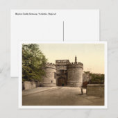 イングランド，ヨークシャー，スキップトンキャッスルゲートウェイ ポストカード (正面/裏面)