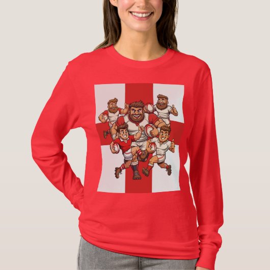 イングランド ラグビーチームの精神 Tシャツ (正面)