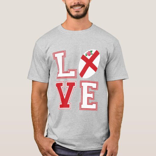 イングランド・ラグビー Tシャツ (正面)