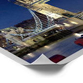 イングランド – ロンドン – タワーブリッジ – ポスター (角)