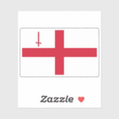 イングランド ロンドン 市旗 シール (シート)