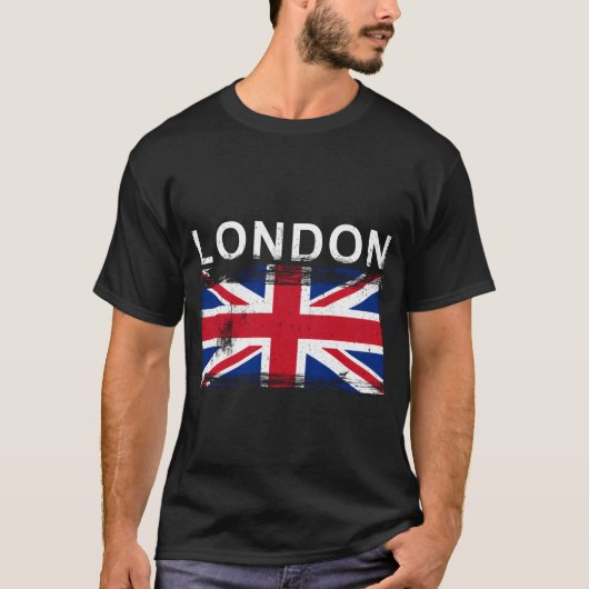 イングランド ロンドン 市旗 ファミリー Tシャツ (正面)