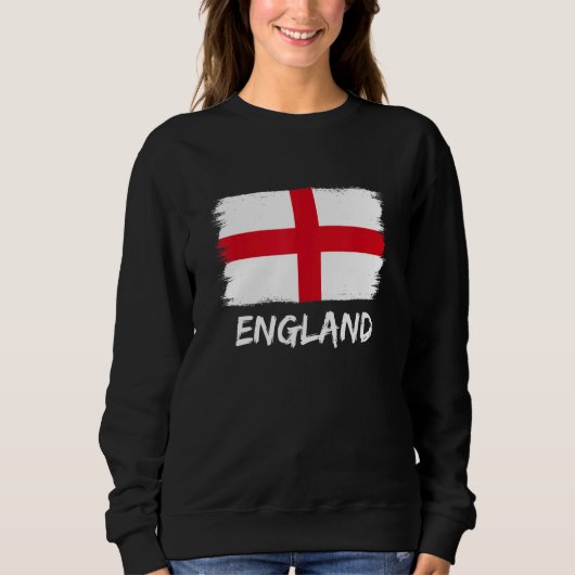 イングランド 英語の旗 イギリス スウェットシャツ (正面)
