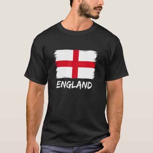 イングランド 英語の旗 イギリス Tシャツ (正面)