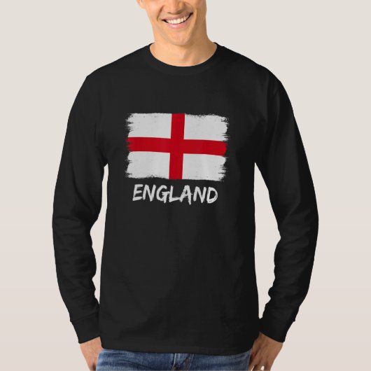 イングランド 英語の旗 イギリス Tシャツ (正面)