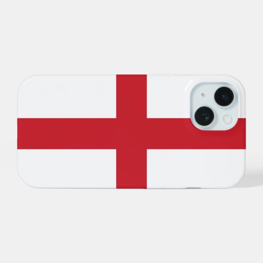 イングランド iPhone 15ケース (裏面横)