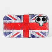 イングランド UK フラッグ iPhone 16ケース (裏面横)