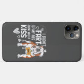 イングリッおもしろいドブルドッグファルトキスクールドッグ恋人 Case-Mate iPhoneケース (裏面(横))