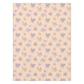 イングリッかわいらしク花花柄ダイニングルーム テーブルクロス (正面)