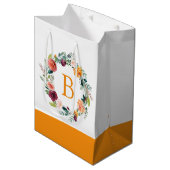 イングリッカラフルグガーデンフラワーリース ミディアムペーパーバッグ (正面アングル)