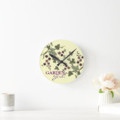 イングリッシュアイビー ラウンド壁時計 (ホーム)