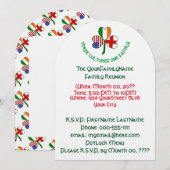 イングリッシュアイリッシュアメリカンシャムロックファミリー懇親会 招待状 (正面/裏面)