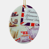 イングリッシュアフタヌーンティー セラミックオーナメント (右)