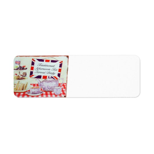 イングリッシュアフタヌーンティー ラベル (正面)