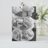 イングリッシュアフターンティー招待状 招待状 (スタンド正面)