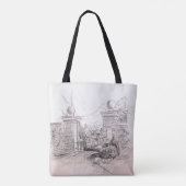 イングリッシュウォールガーデンアットザシカゴボタニックガーデ トートバッグ (裏面)