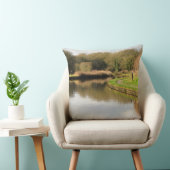 イングリッシュカナルポンドレイクウォーター装飾用クッション クッション (椅子)