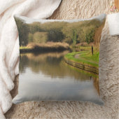 イングリッシュカナルポンドレイクウォーター装飾用クッション クッション (ブランケット)