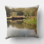 イングリッシュカナルポンドレイクウォーター装飾用クッション クッション (裏面)