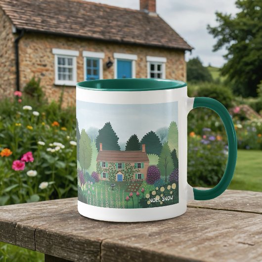 イングリッシュカントリーコテージガーデンハウスコーヒーマグ マグカップ