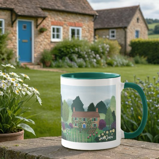 イングリッシュカントリーコテージガーデンハウスコーヒーマグ マグカップ
