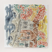 イングリッシュカントリーサイドウォーターカラージグソーパズル ジグソーパズル (横)