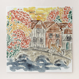 イングリッシュカントリーサイドウォーターカラージグソーパズル ジグソーパズル
