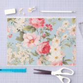 イングリッシュカントリーサイドフラワーガーデンズティッシュペーパー 薄葉紙 (クラフト)