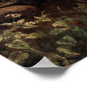 イングリッシュカントリー絵画サイドのヴィンテージランドスケープ ポスター (角)