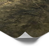 イングリッシュカントリー絵画サイドのヴィンテージランドスケープ ポスター (角)