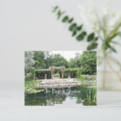 イングリッシュガーデンのはがき ポストカード (スタンド正面)