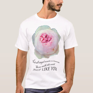 イングリッシュガーデンバラアースエンジェルガーデニングバラ Tシャツ